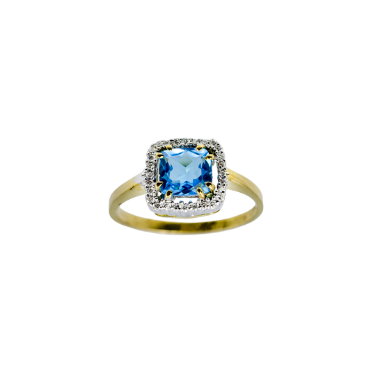Anello Filo d'Aria Topazio Swiss