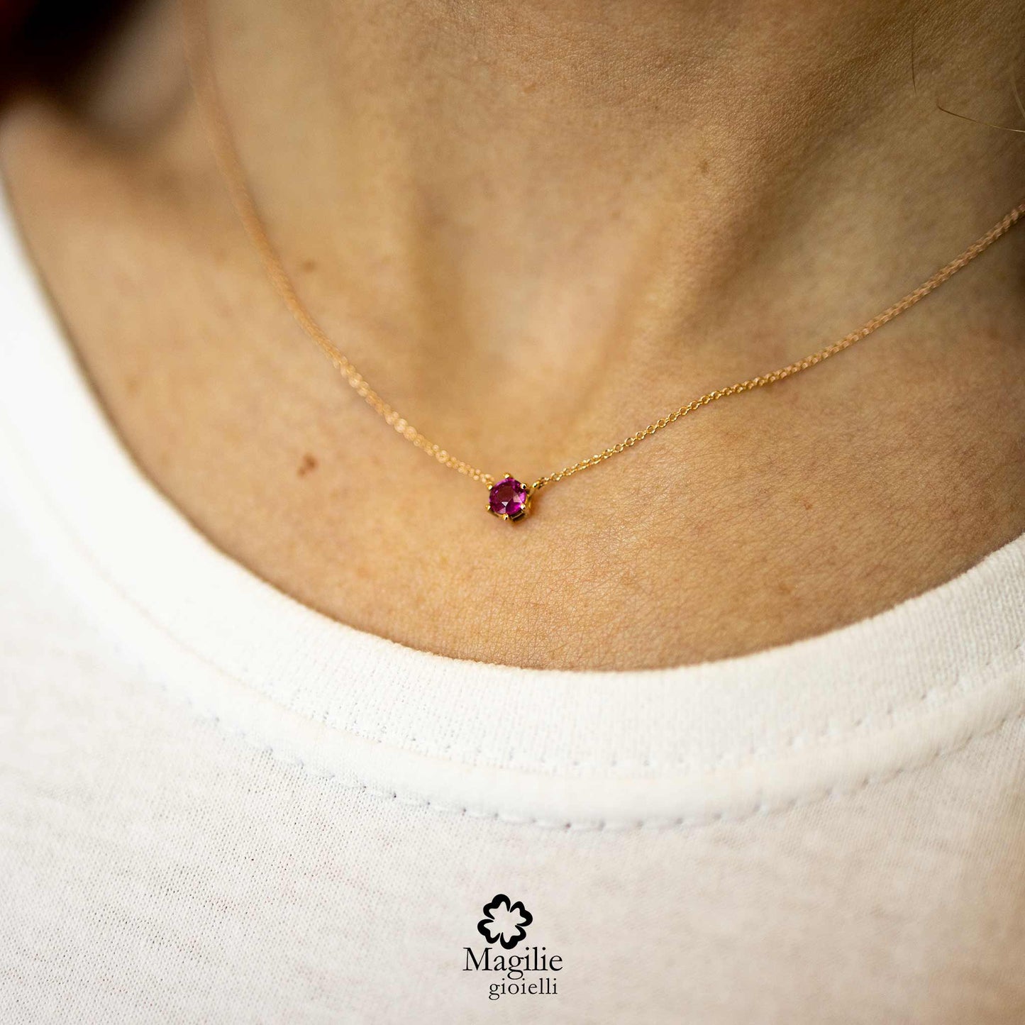 Collier Candy Rubino