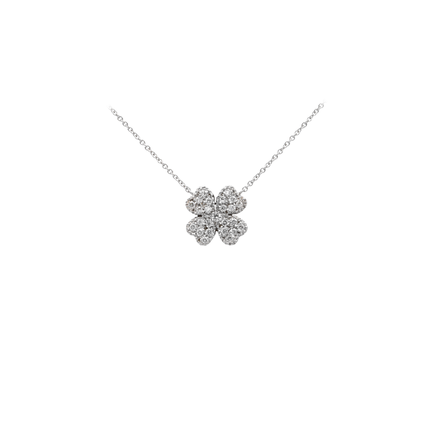 Collier Quadrifoglio oro e diamanti