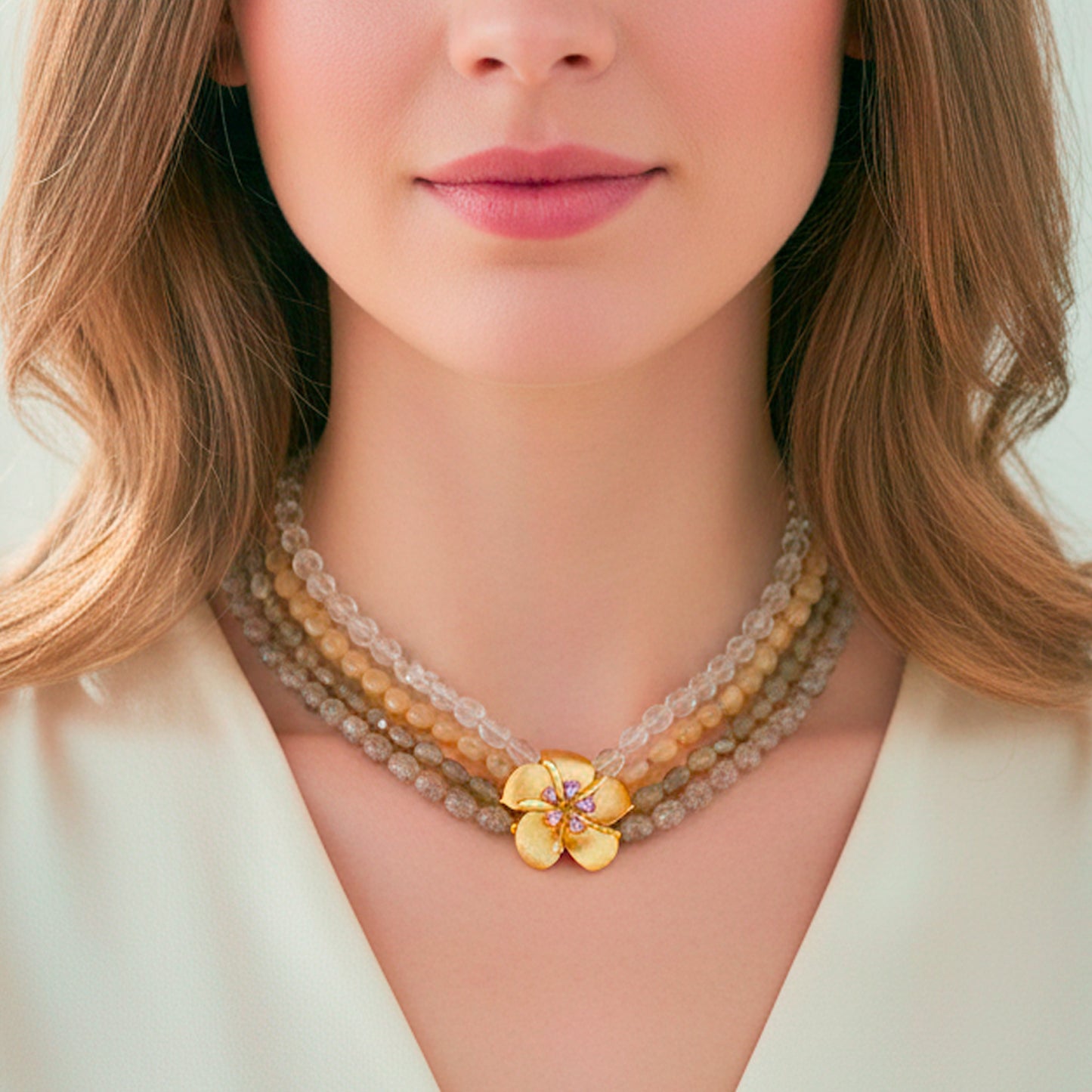 Collana Pomelia Pietra di Luna