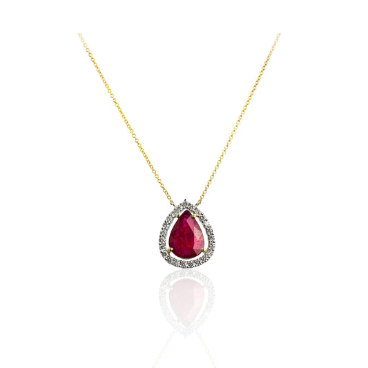 Collier Filo d'Aria Rubino