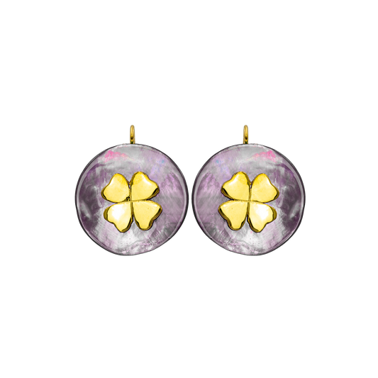 Orecchini Portafortuna Color Glicine