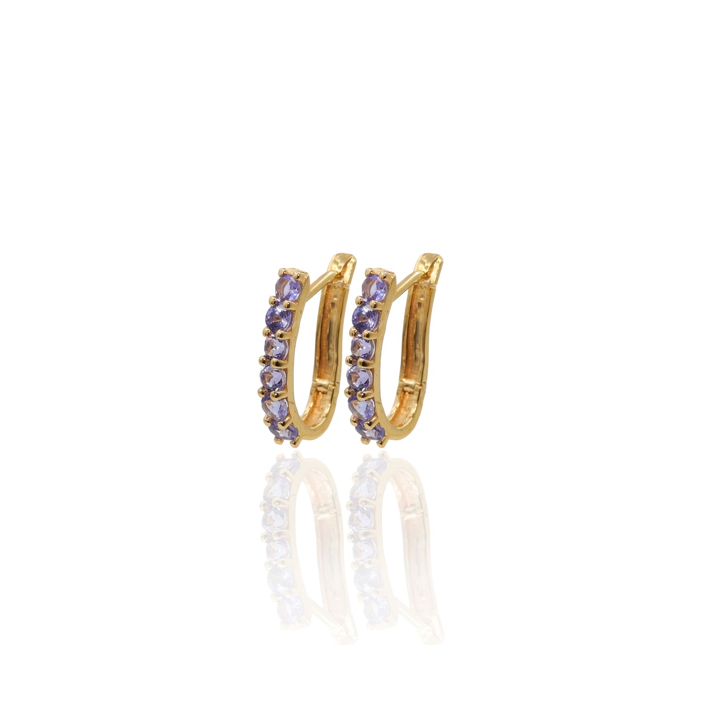 Orecchini Ellisse Tanzanite