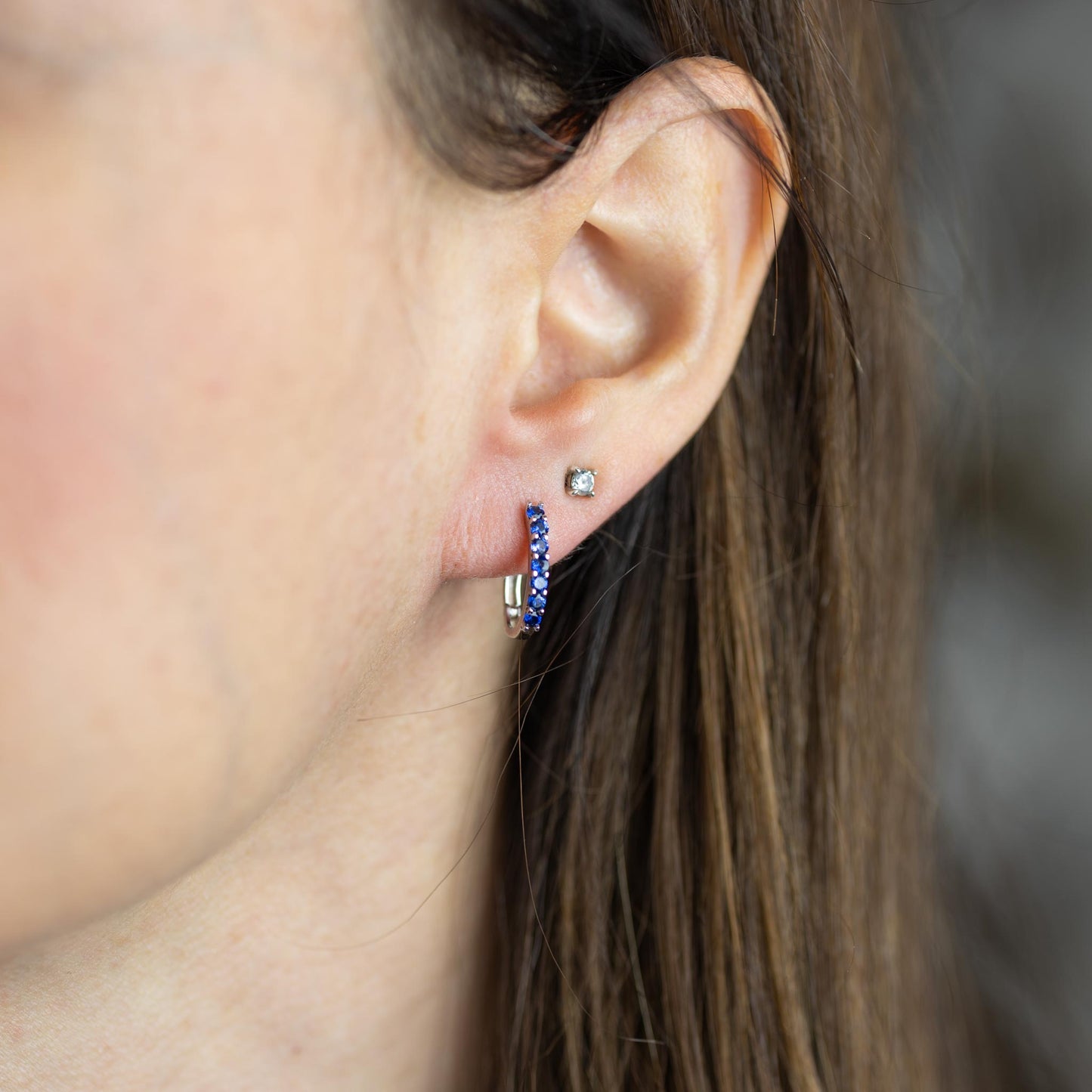 Orecchini Ellisse II zaffiri