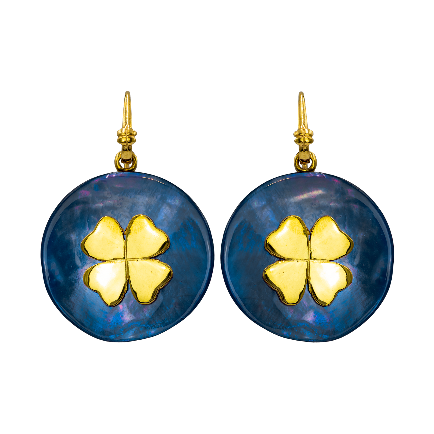 Orecchini Portafortuna Color Blu