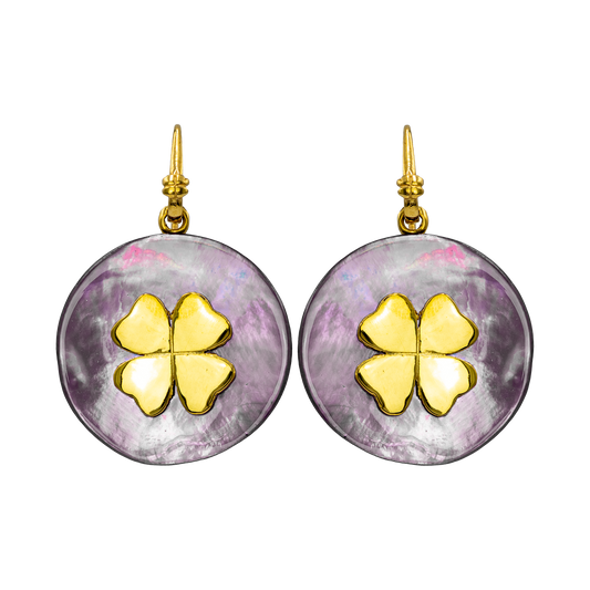 Orecchini Portafortuna Color Glicine