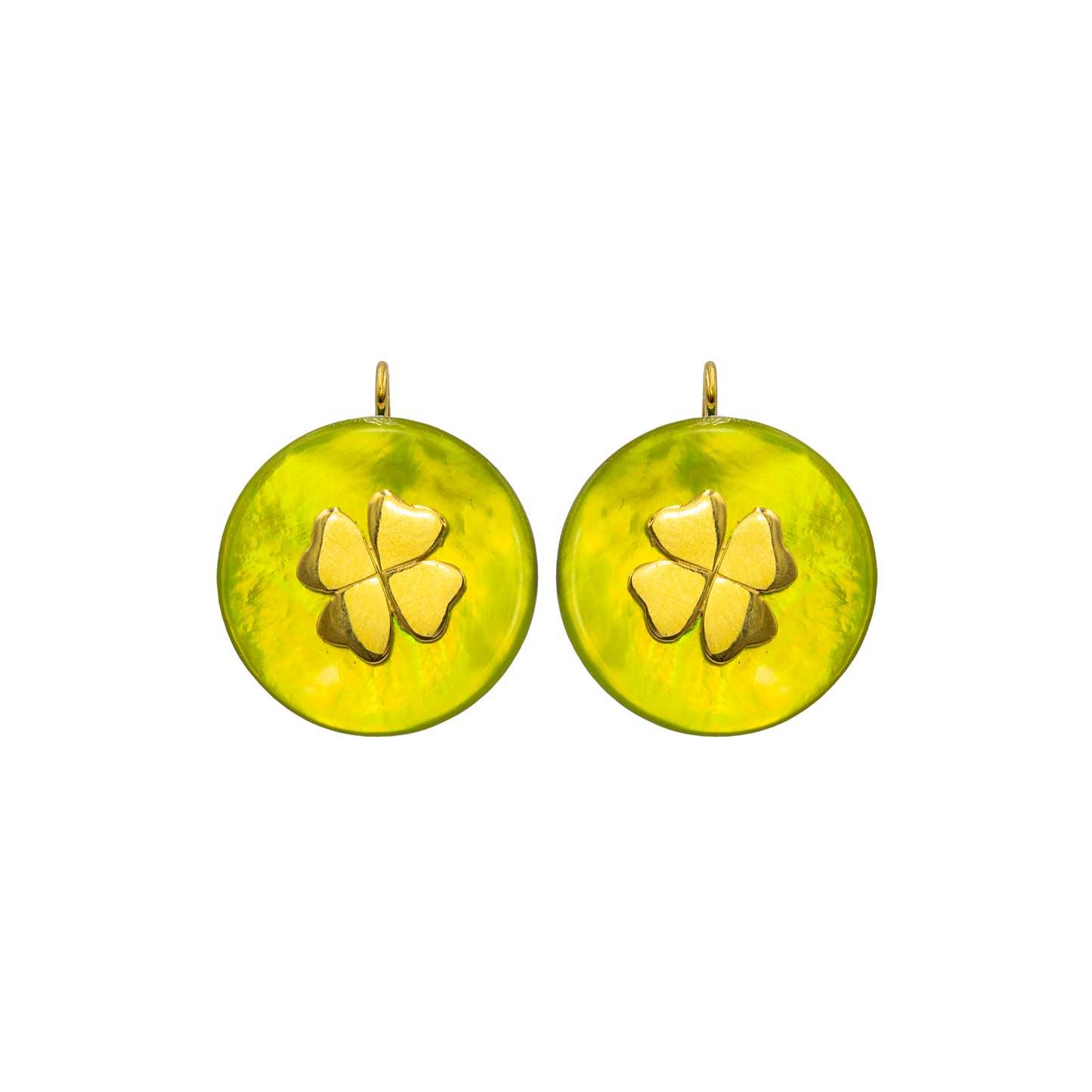 Orecchini Portafortuna Color Limone