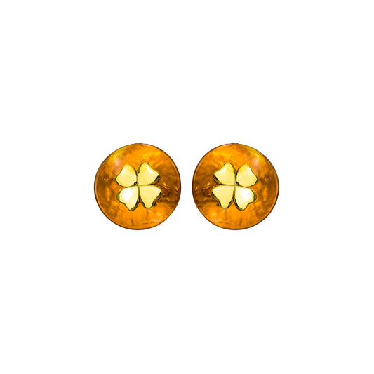 Orecchini Portafortuna Color Arancione
