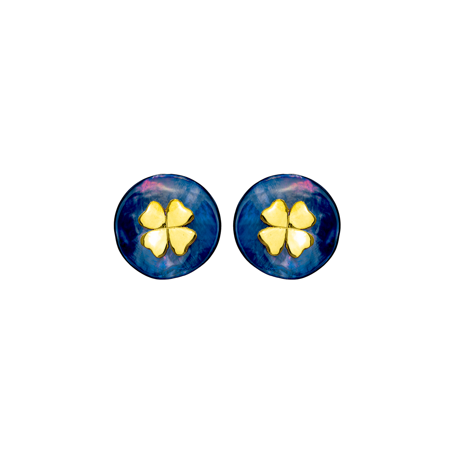 Orecchini Portafortuna Color Blu