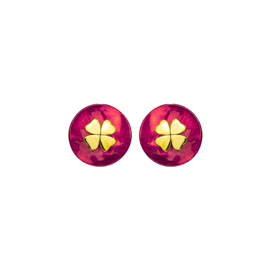Orecchini Portafortuna Color Magenta