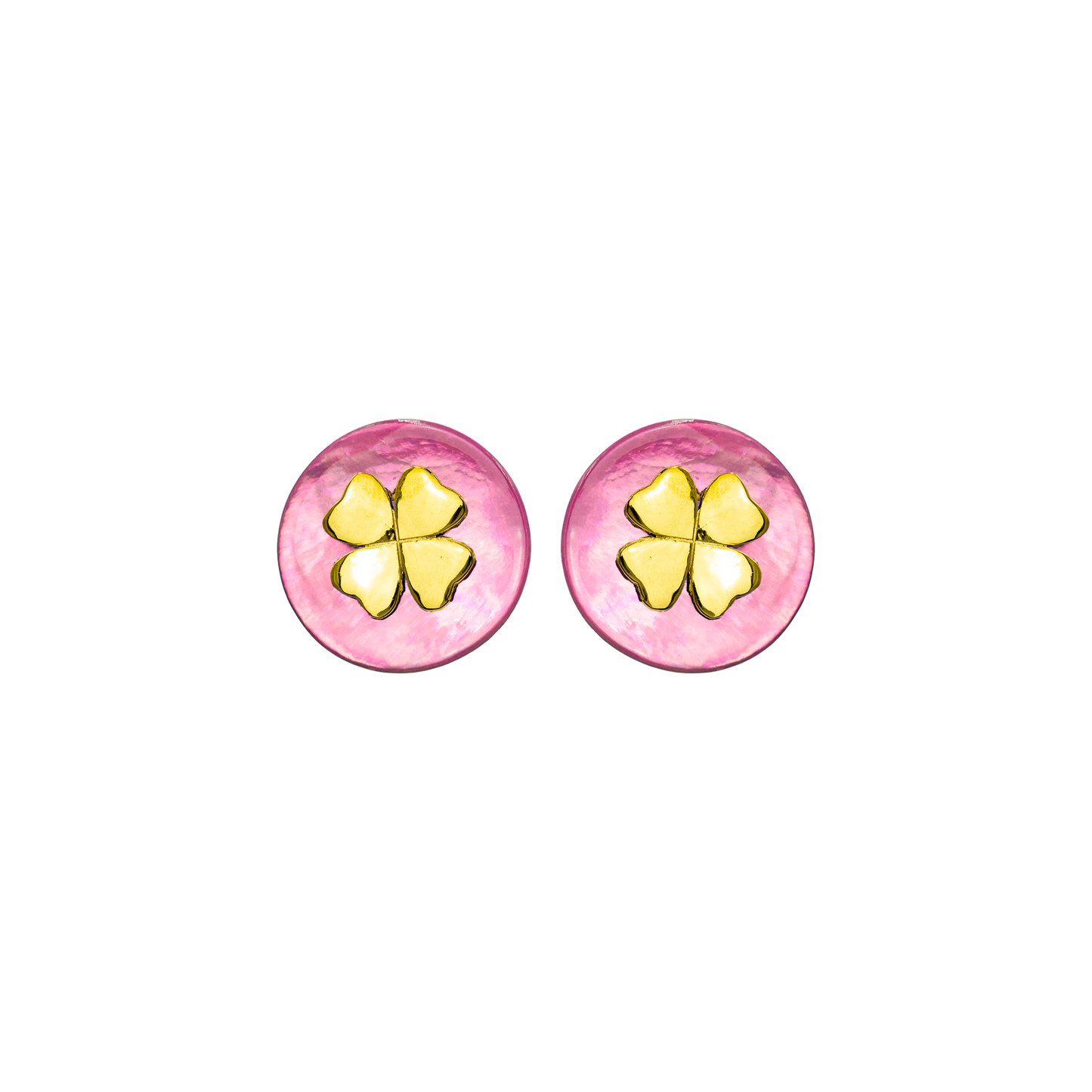 Orecchini Portafortuna Color Rosa