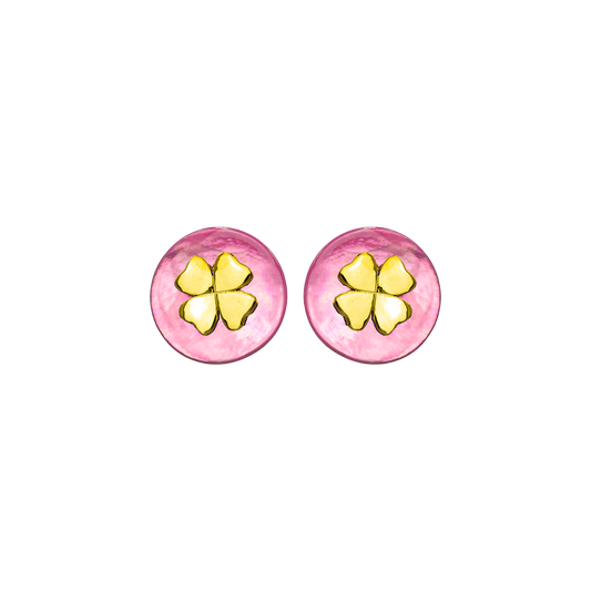 Orecchini Portafortuna Color Rosa