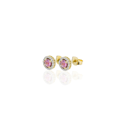 Orecchini Filo d'Aria zaffiri Rosa
