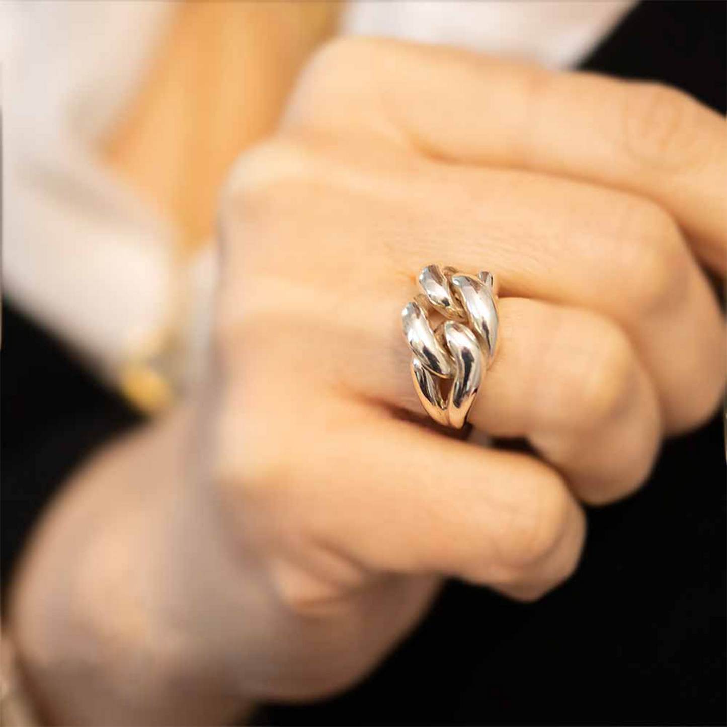 Anello Barbazzale Argento