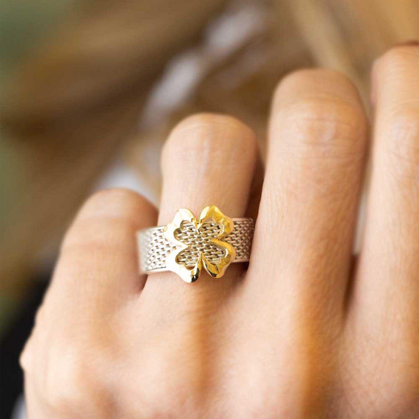 Anello Milanotto Ring Argento e Oro