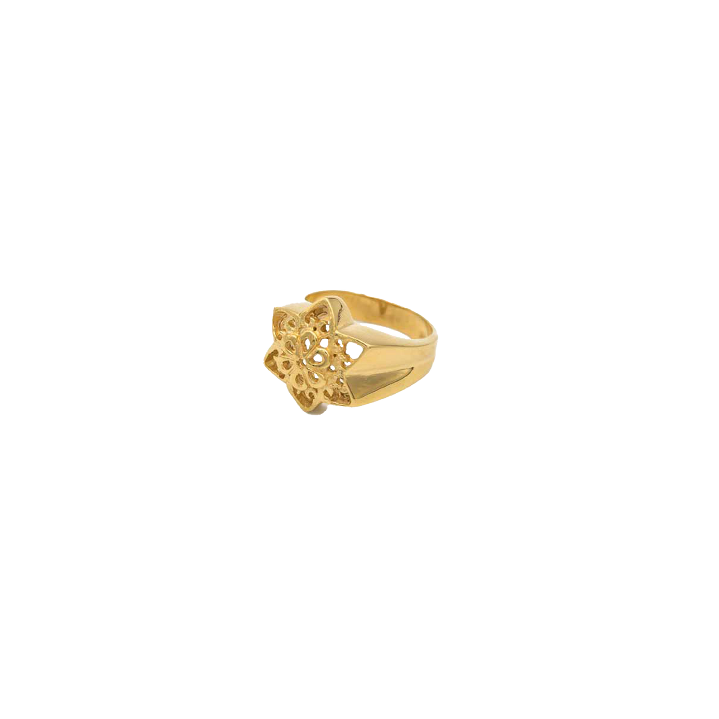 Anello Sigillo Fiore della Vita