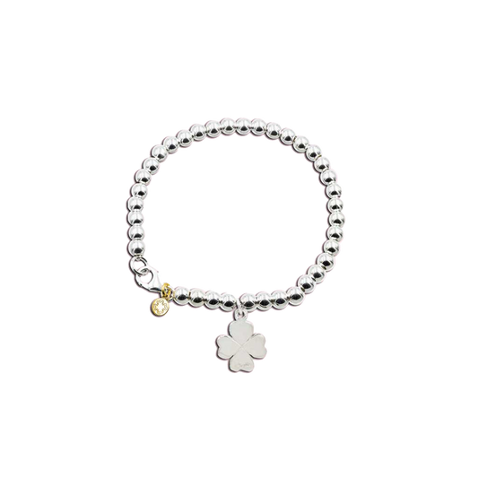 Bracciale Beads Quadrifoglio