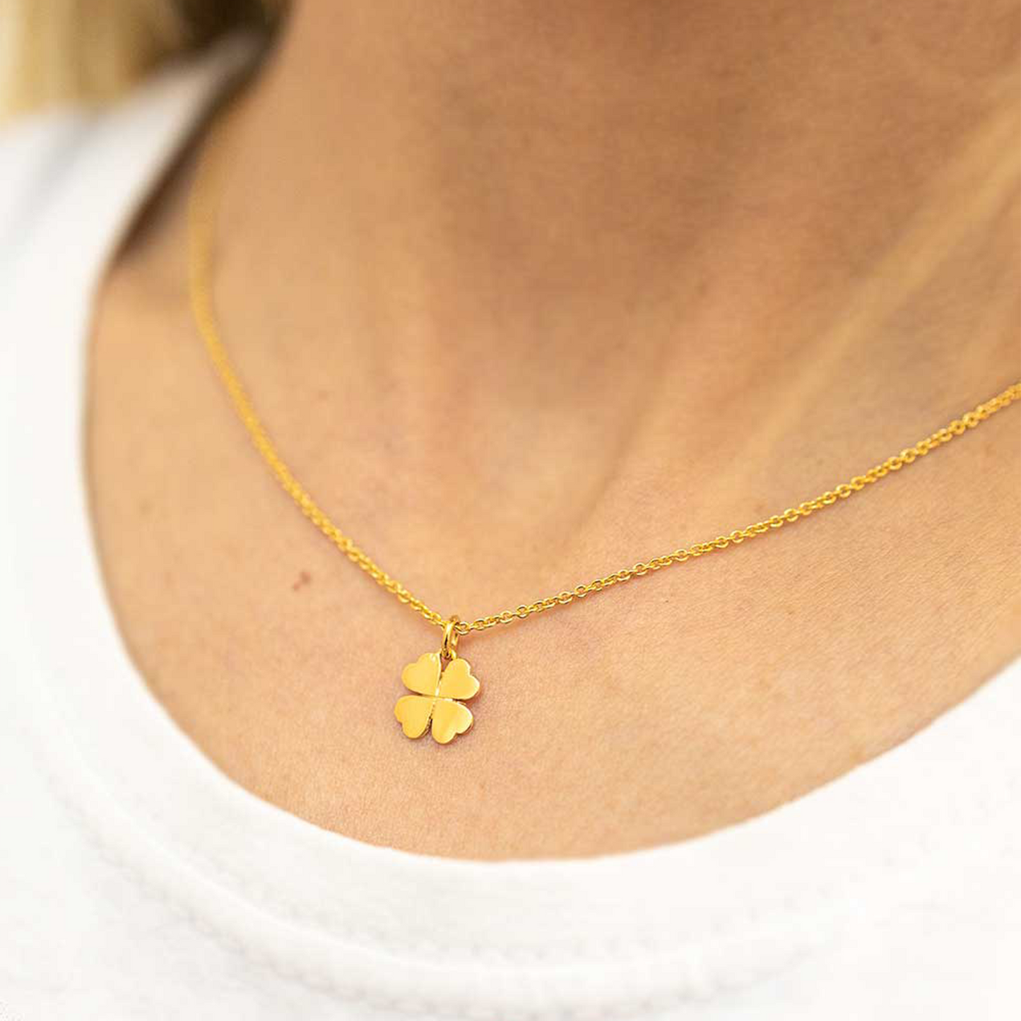 Collier Quadrifoglio Quattro Cuori