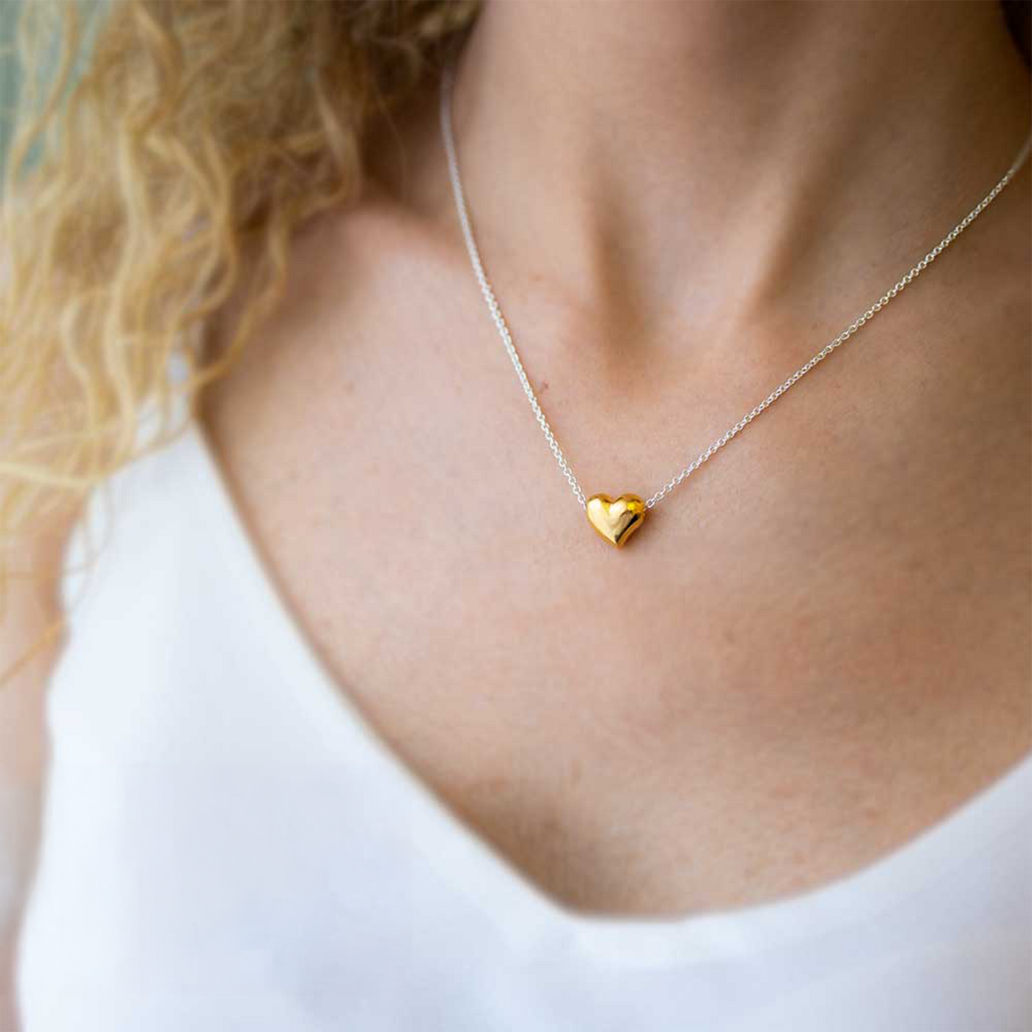 Collier Cuore Scorrevole