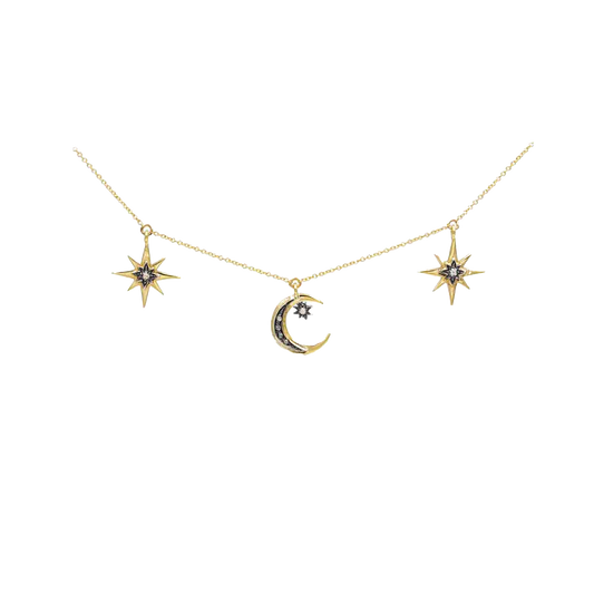 Collier Aurora Stelle e Luna
