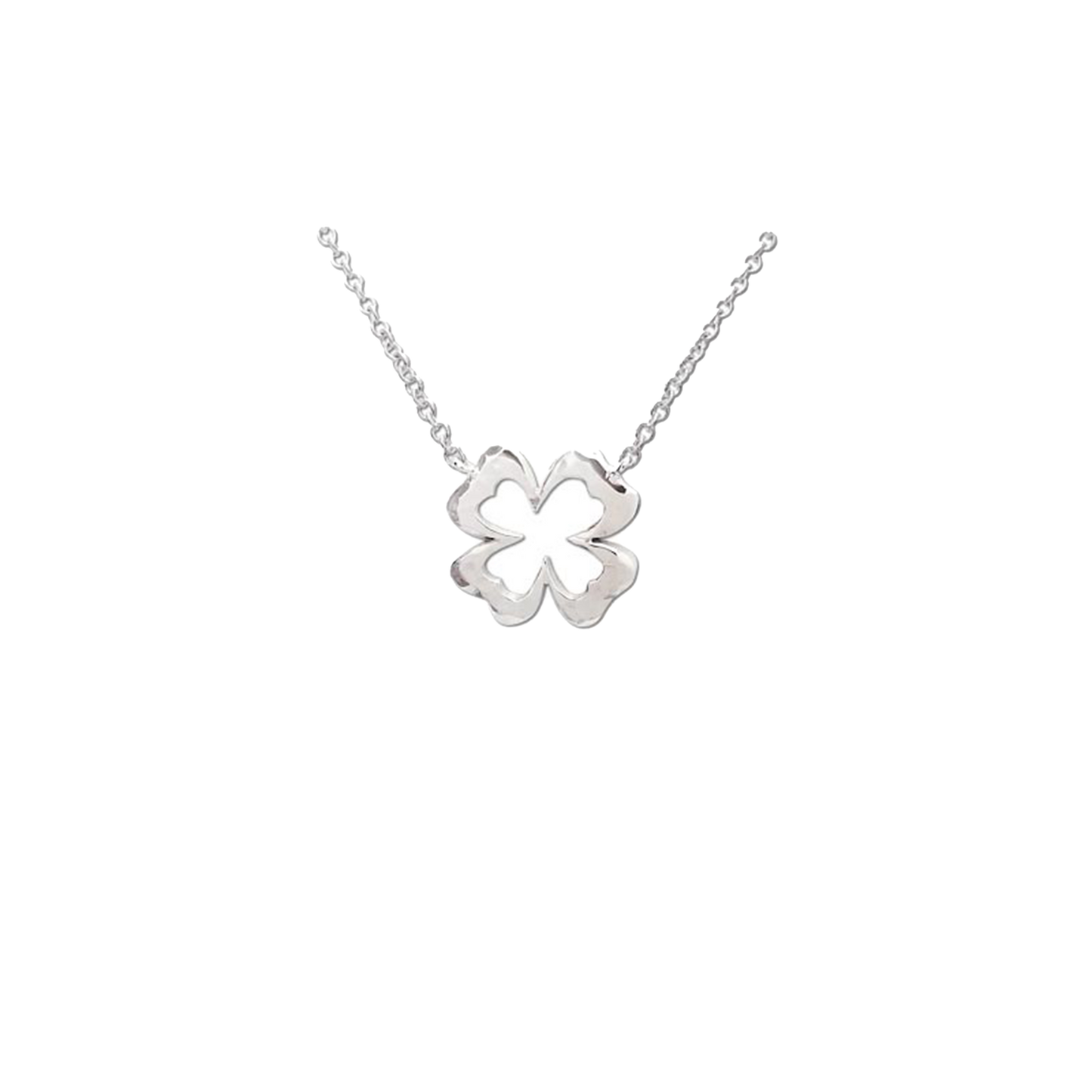 Collier Easy Quadrifoglio Martellato