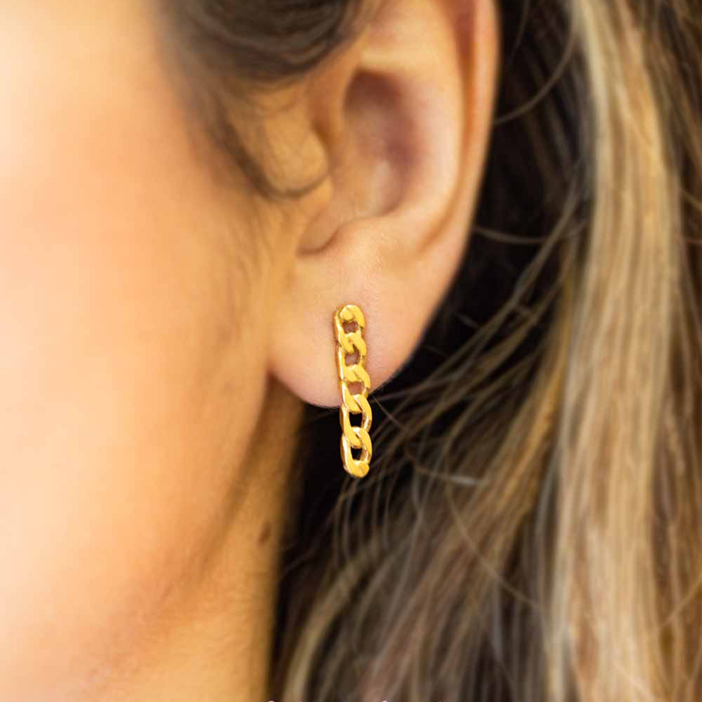 Orecchini Barbazzale Rigidi 20mm Dorato