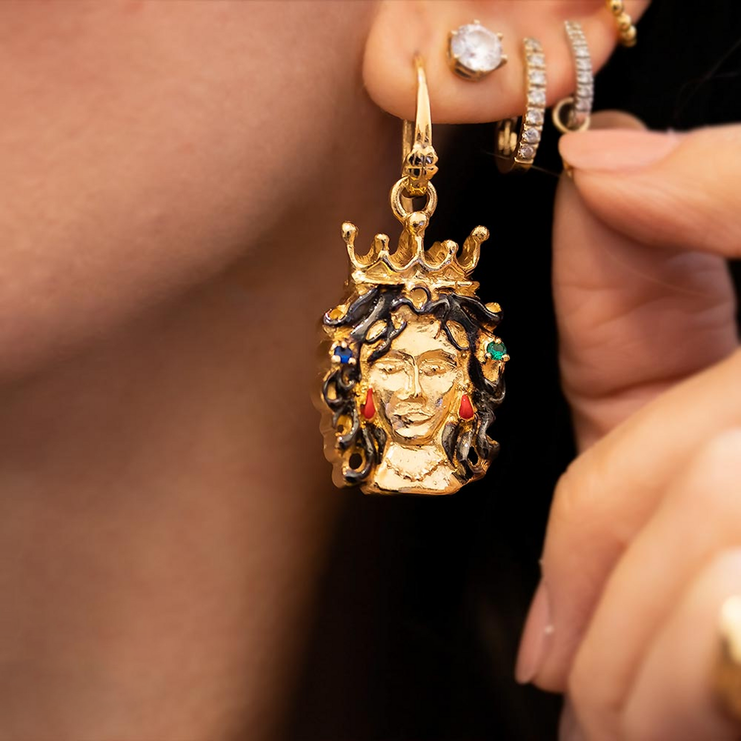 Orecchini Donna del Moro