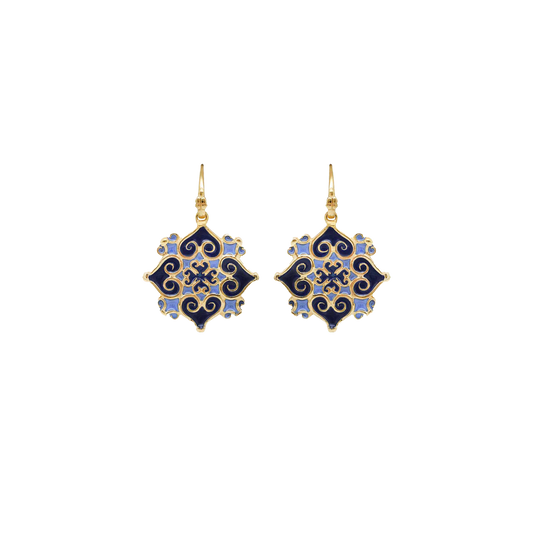 Orecchini Maiolica Blu