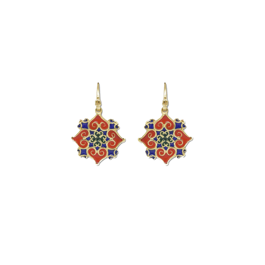 Orecchini Maiolica Rosso