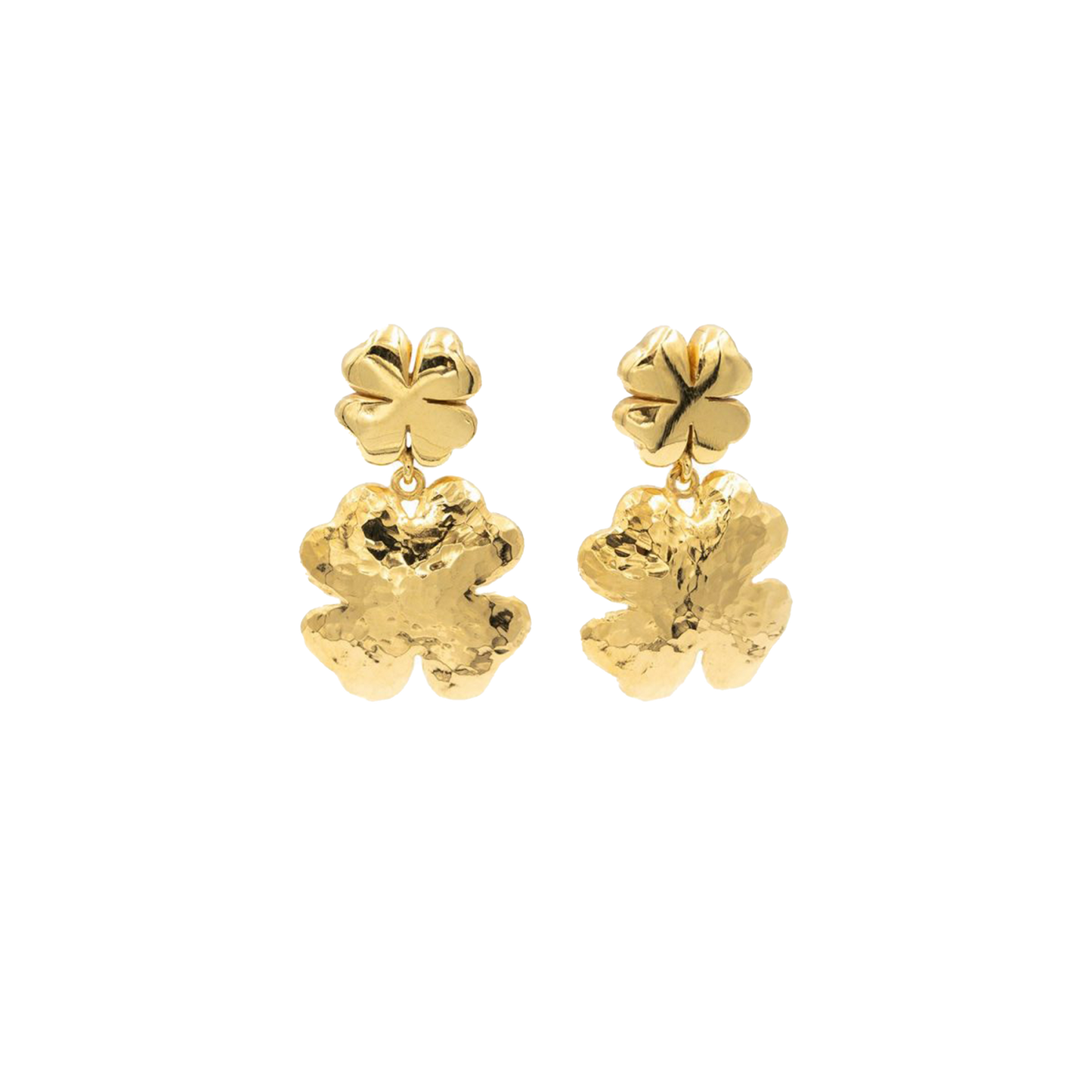 Orecchini Portafortuna Lucido e Martellato