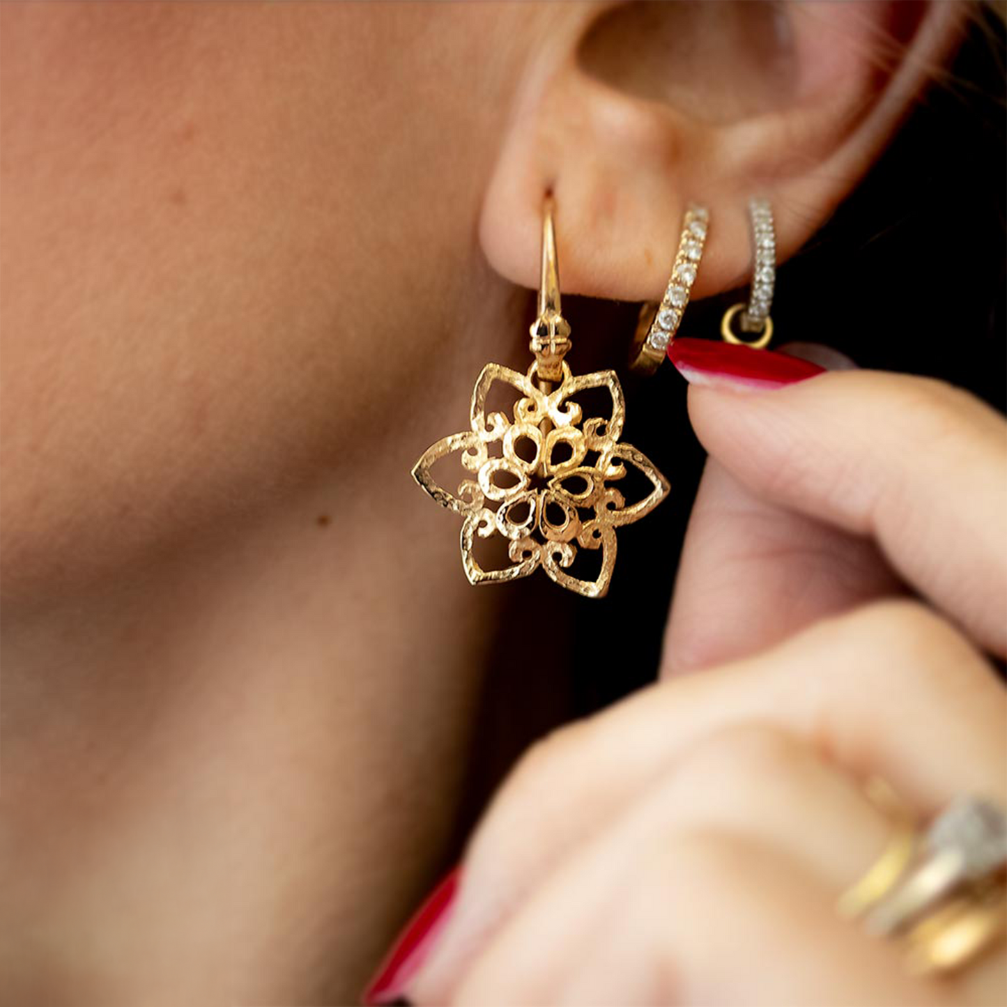 Orecchini Medi Fiore della Vita