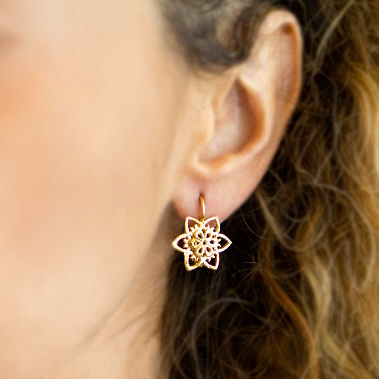 Orecchini Mini Fiore della Vita