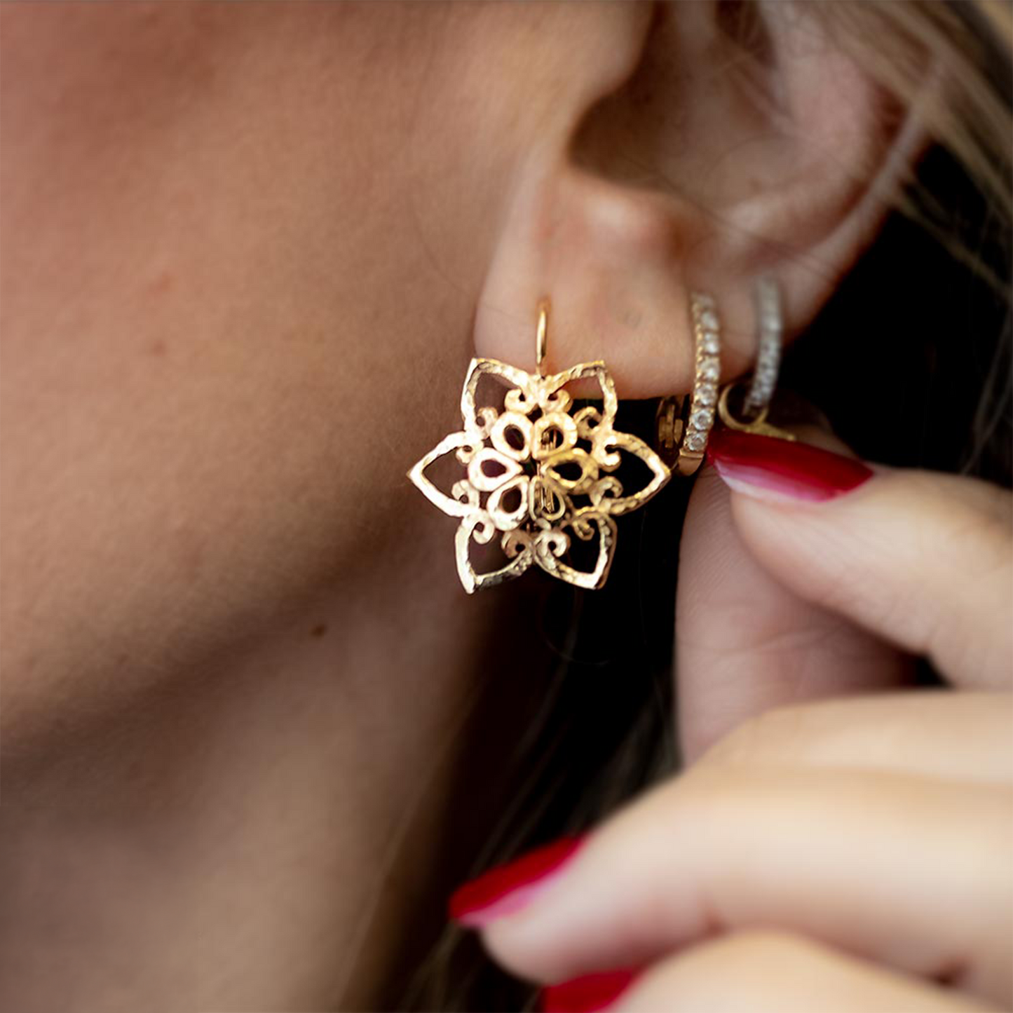 Orecchini Piccoli Fiore della Vita