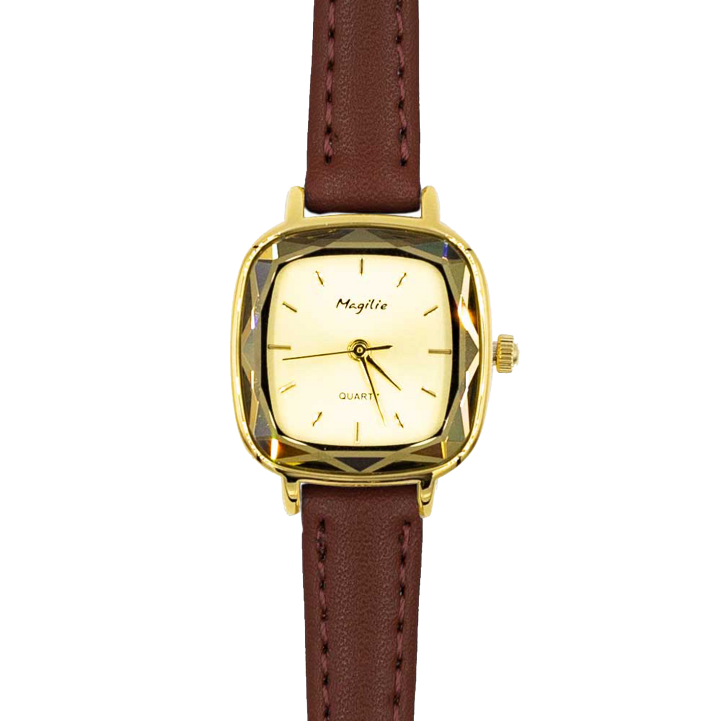 Orologio Crystal Marrone