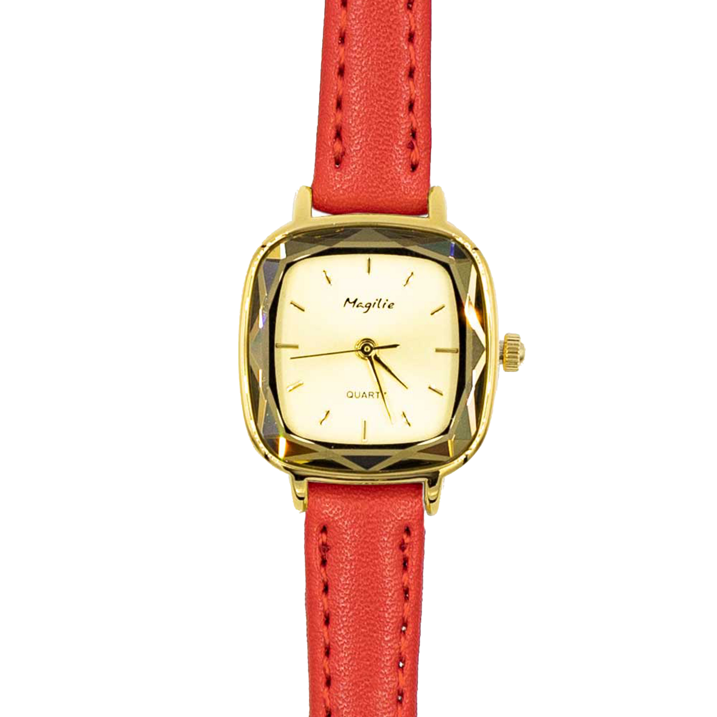 Orologio Crystal Rosso