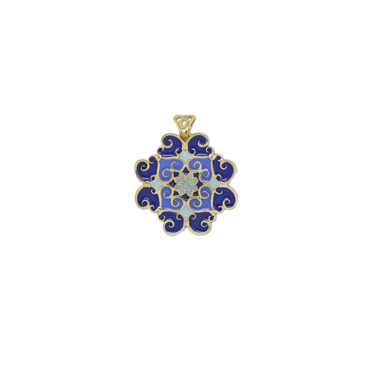 Pendente Maiolica Azzuro e Blu