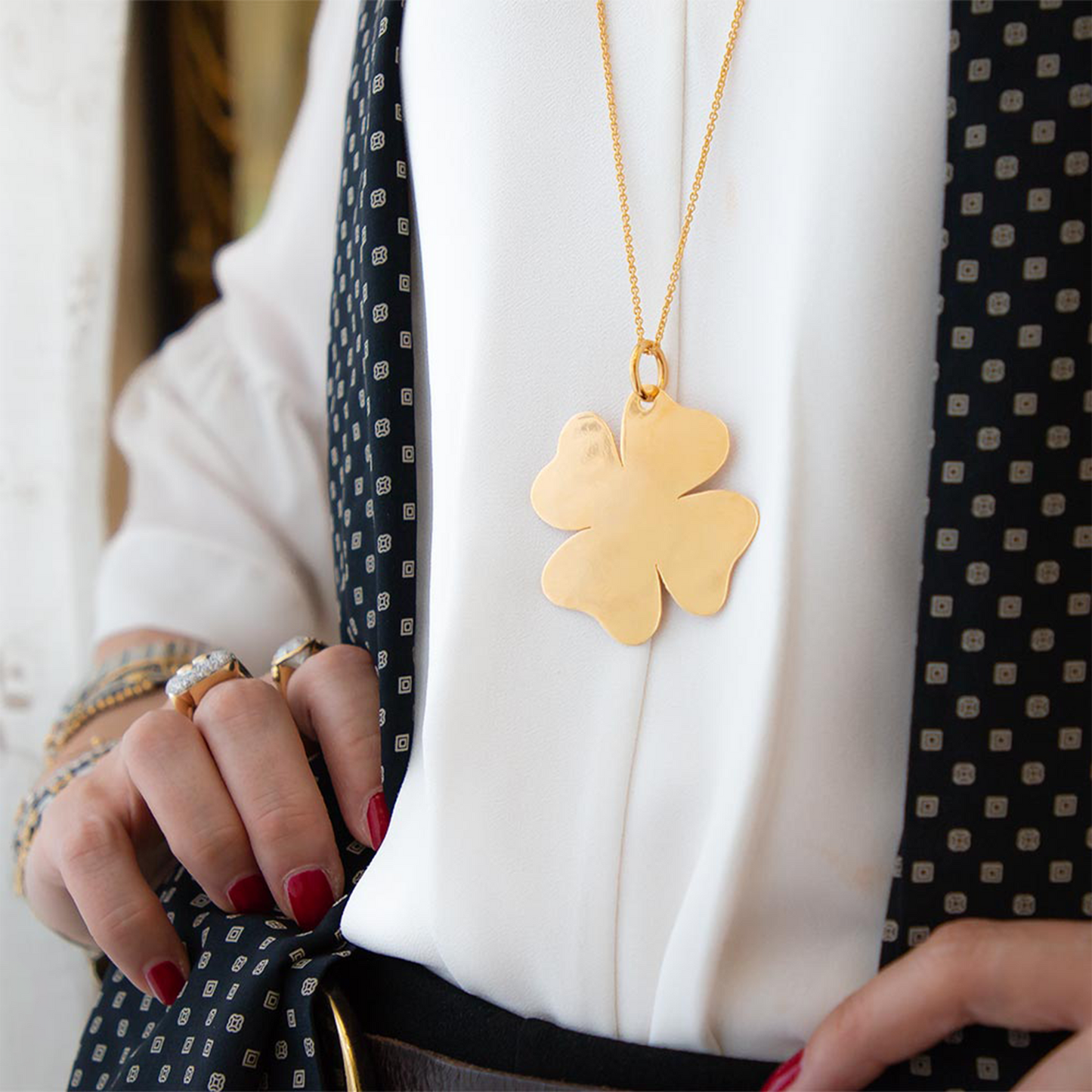 Pendente Portafortuna Lastra Media