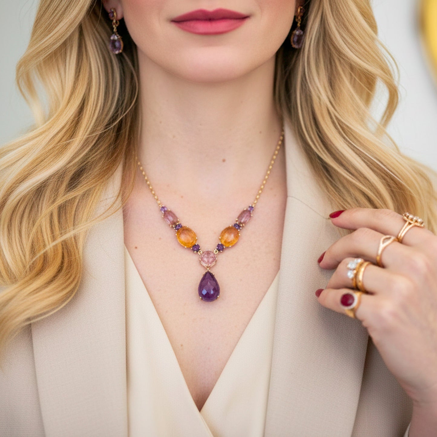 Collier Obsession Ametista