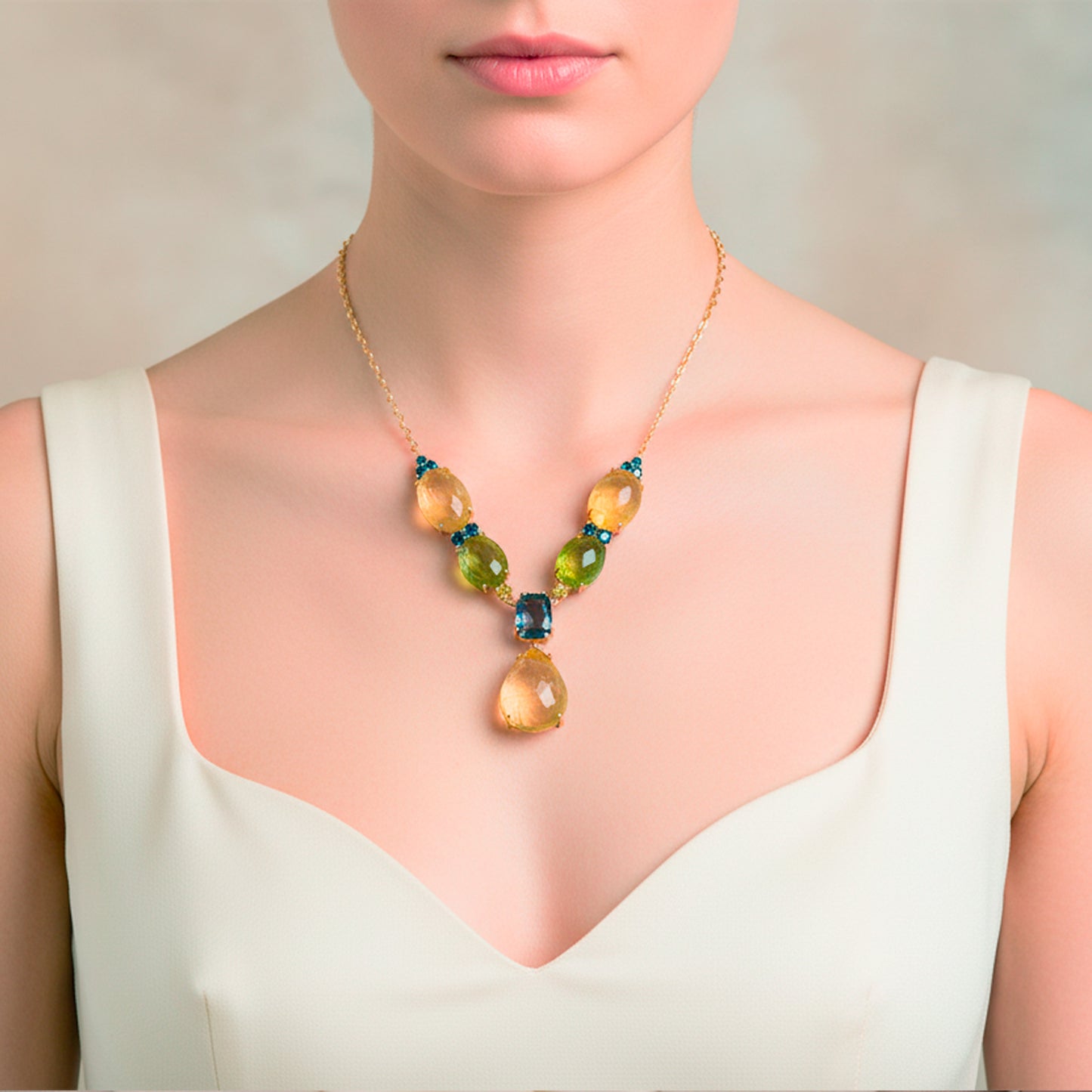 Collier Obsession Citrino