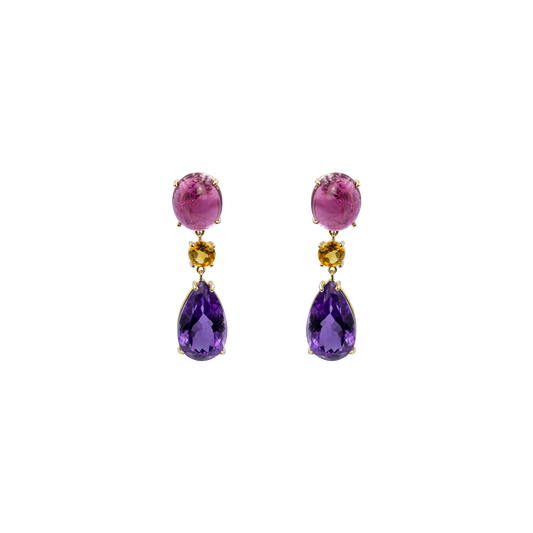 Orecchini Obsession Rubellite