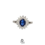 Anello Le Grande Fleur Zaffiro Blu