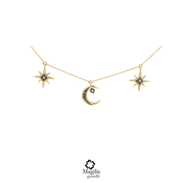 Collier Aurora Stelle e Luna