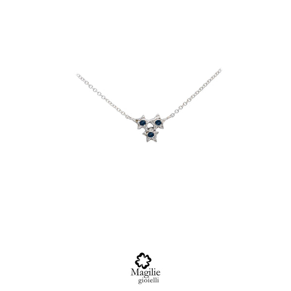 Collier Starlight Zaffiri